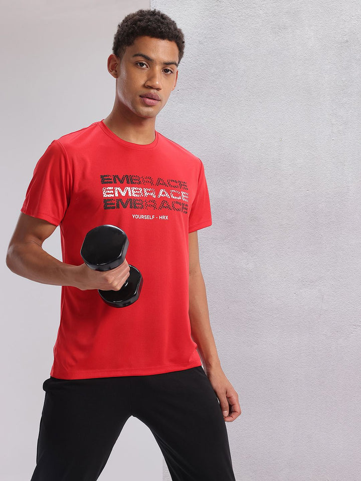 HRX by Hrithik Roshan Men Typography Printed T-shirt
