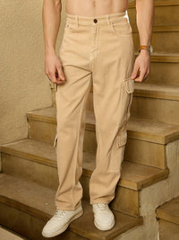 DENNISON Korean Baggy Fit Cargo Jeans