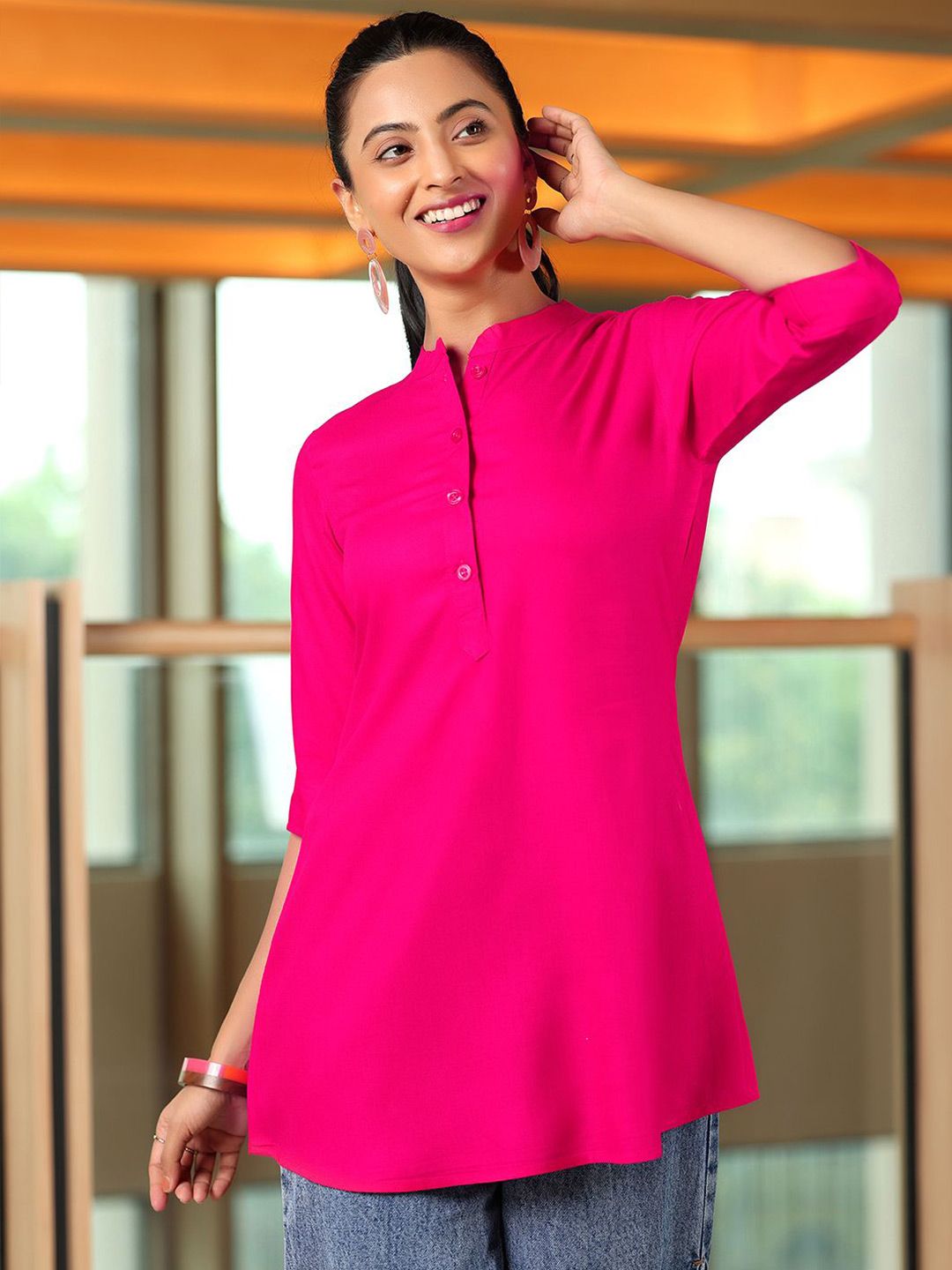 Libas Mandarin Collar Tunic