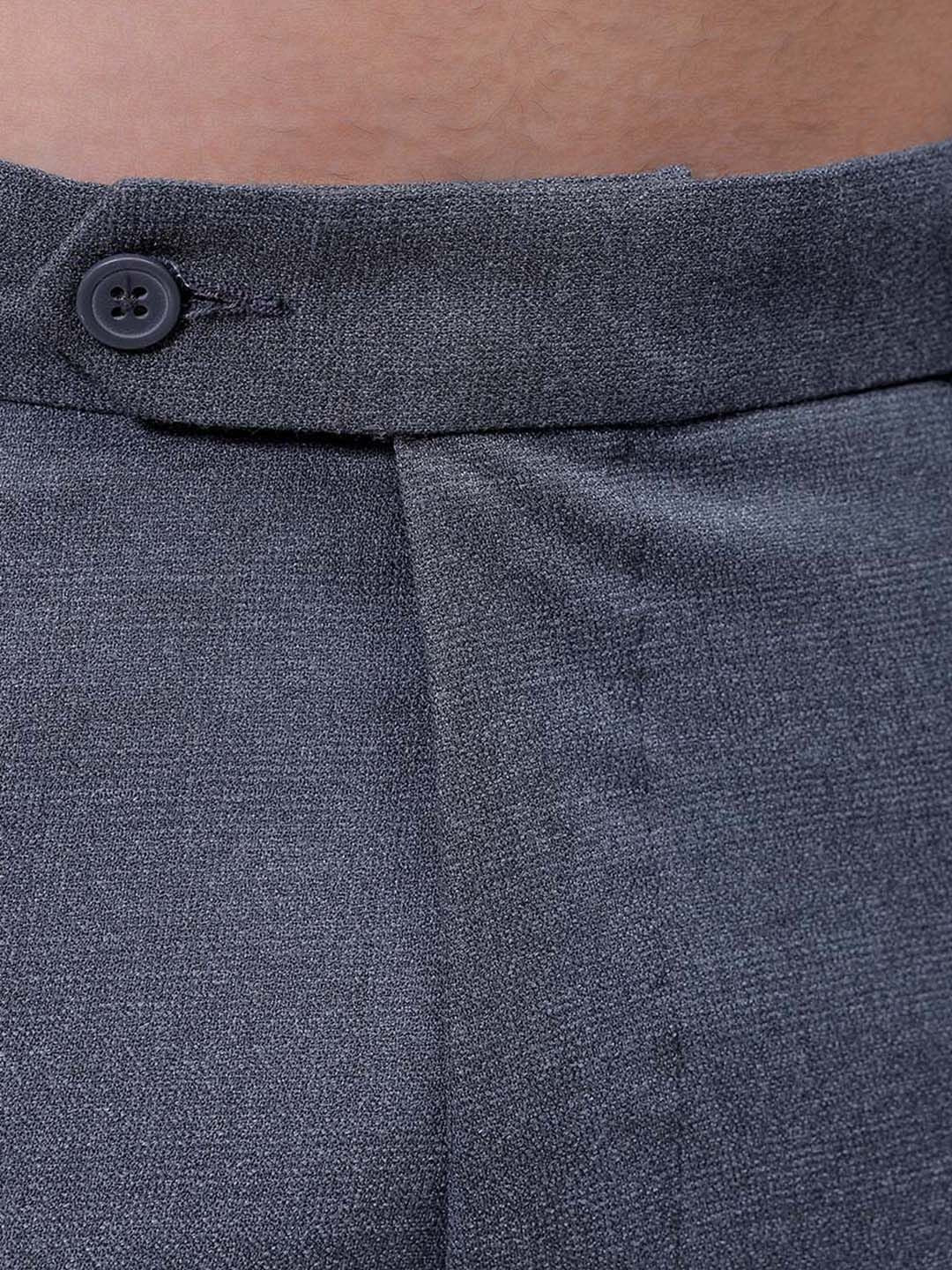 The Indian Garage Co. X Luxe Men Checked Slim Fit Formal Trousers