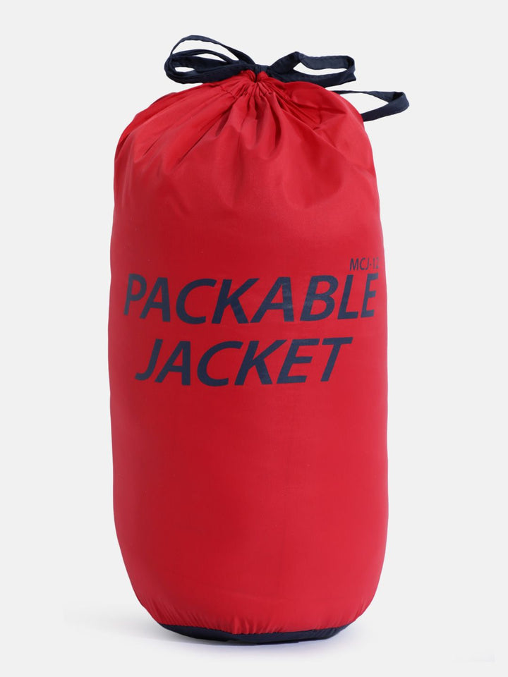 Monte Carlo Boys Typography Packable Puffer Jacket