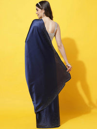 kasee Saree Satin Dihiasi Manik dan Batu
