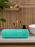 MYTRIDENT Green 400GSM Pure-Cotton Bath Towel