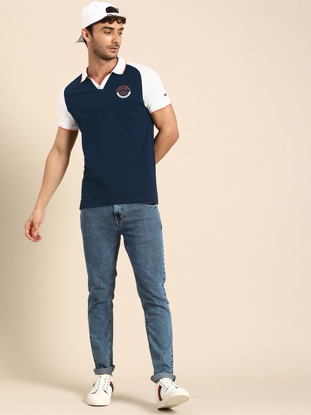 Being Human Pure Cotton Polo Collar Casual T-shirt