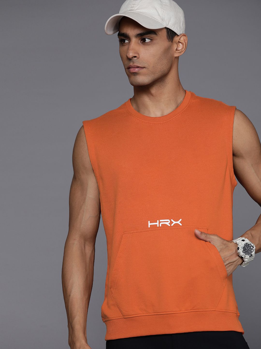 HRX by Hrithik Roshan Sleeveless Lifestyle Sweatshirt