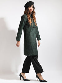 RAREISM Floral Longline Open Front Jacket