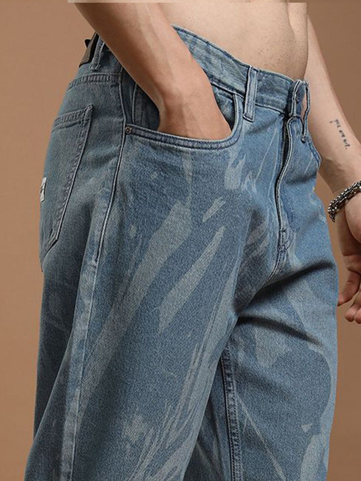 HIGHLANDER Men Relaxed Fit Printed Jeans