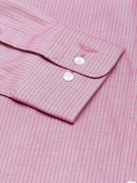 Park Avenue Men Pure Cotton Slim Fit Striped Formal Shirt