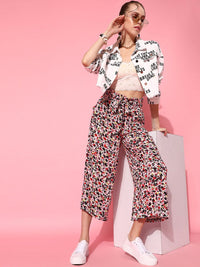 STREET 9 Women Multi-coloured Floral Trousers