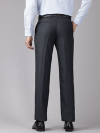 Park Avenue Men Checker Printed Formal Trousers