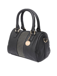 Lino Perros Black Solid Handheld Bag