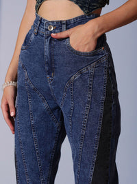 STREET 9 Women Comfort Tapered Fit High-Rise Light Fade Jeans
