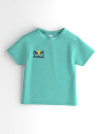 Nauti Nati Boys Pack of 2 Graphic Printed Cotton Antimicrobial T-shirts