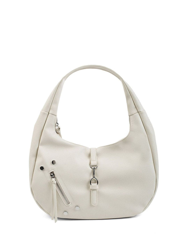 Lino Perros Women Textured Half Moon Handheld Bag