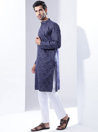 Anouk Men Ethnic Motifs Printed Kurta with Pyjama