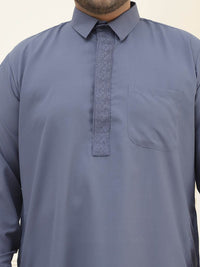 SOJANYA PLUS Shirt Collar Regular Pathani Kurta with Salwar