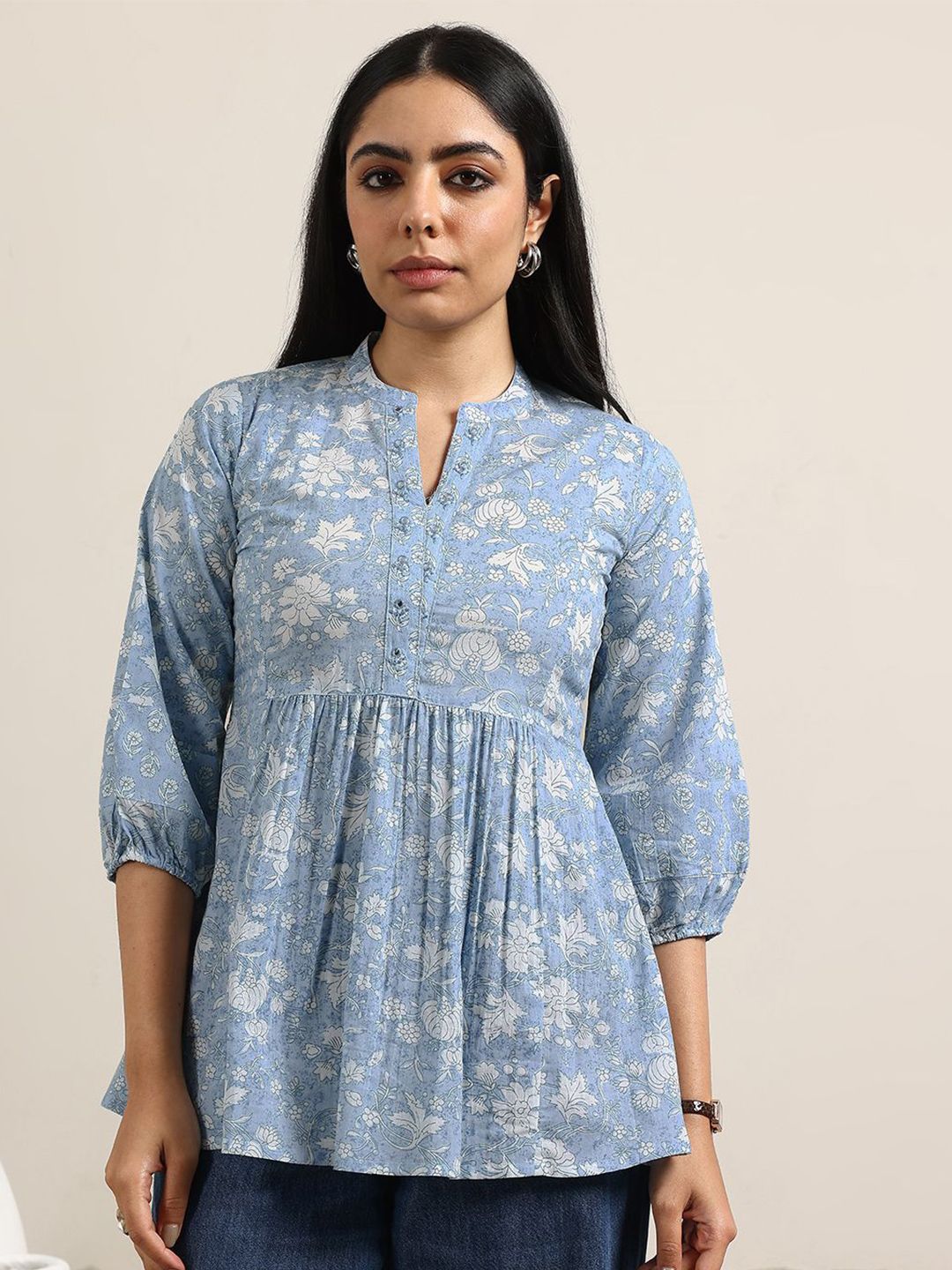Libas Woven Design Kurti