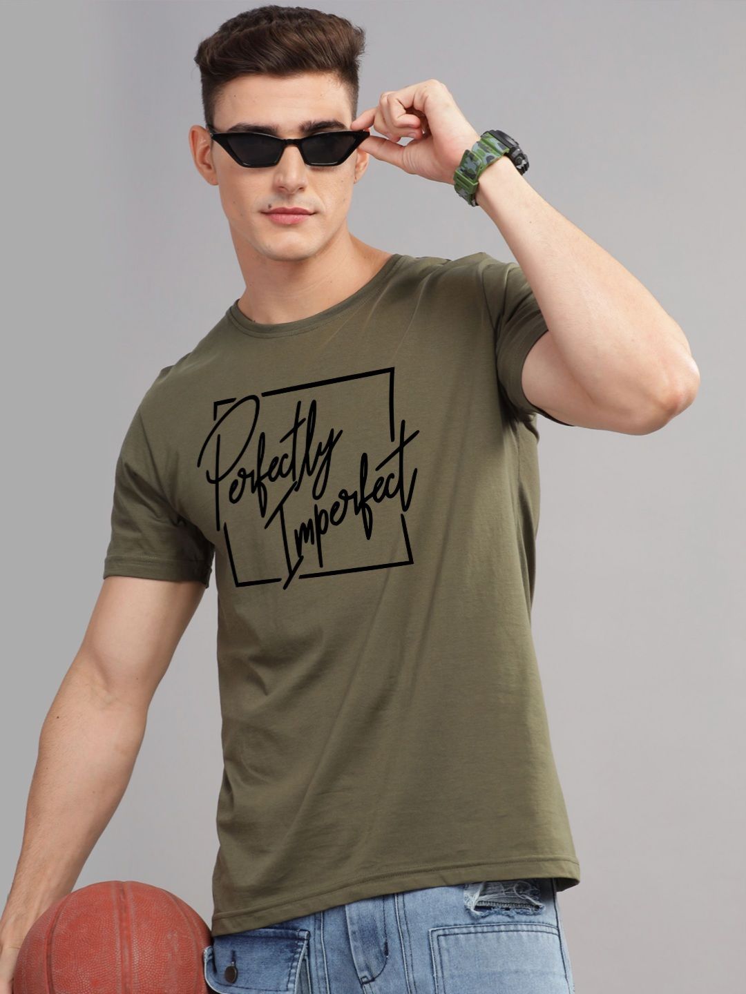 ADRO Men Printed T-shirt
