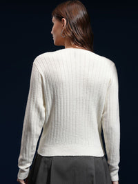 Tokyo Talkies Women Cable Knit Pullover Sweater