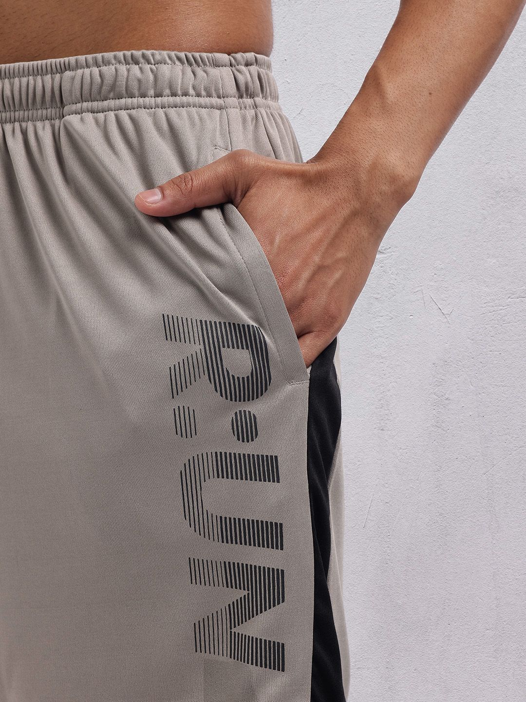 HRX by Hrithik Roshan Men Striped Rapid-Dry Running Sports Shorts