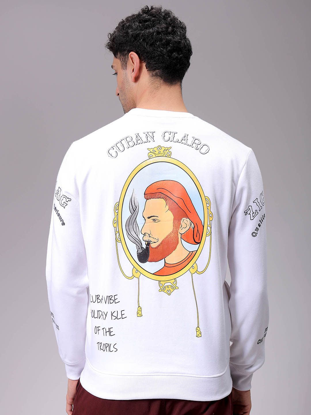 The Indian Garage Co Men Printed Sweatshirt