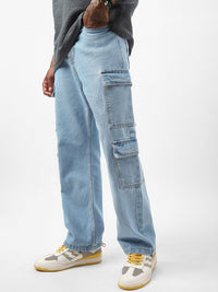 Bewakoof Men Straight Fit Mildly Distressed Jeans