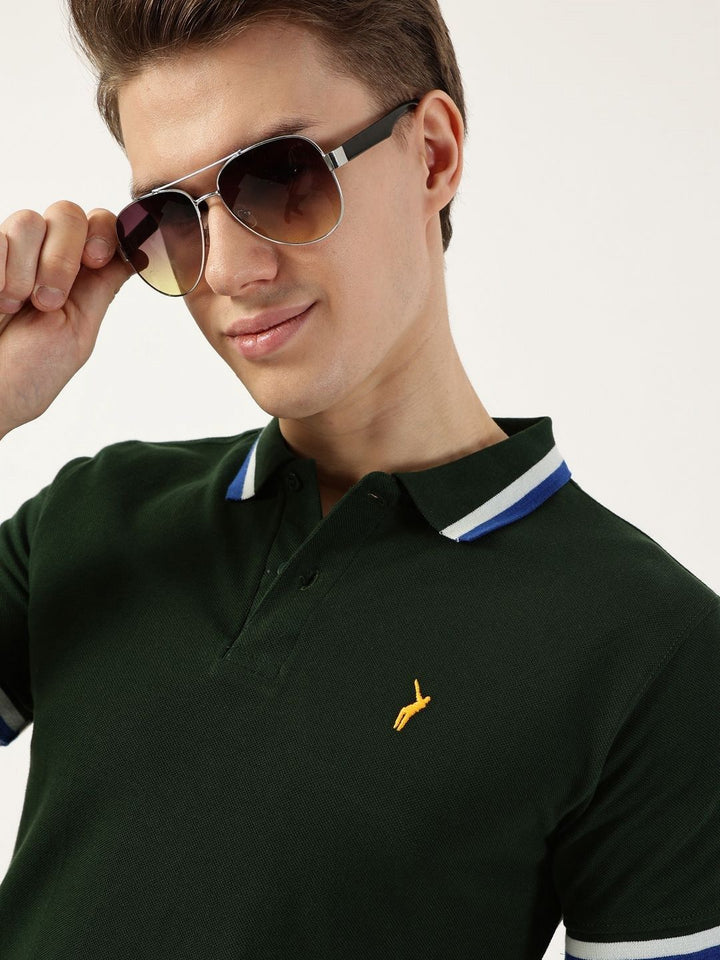 Thomas Scott Men Polo Collar T-shirt
