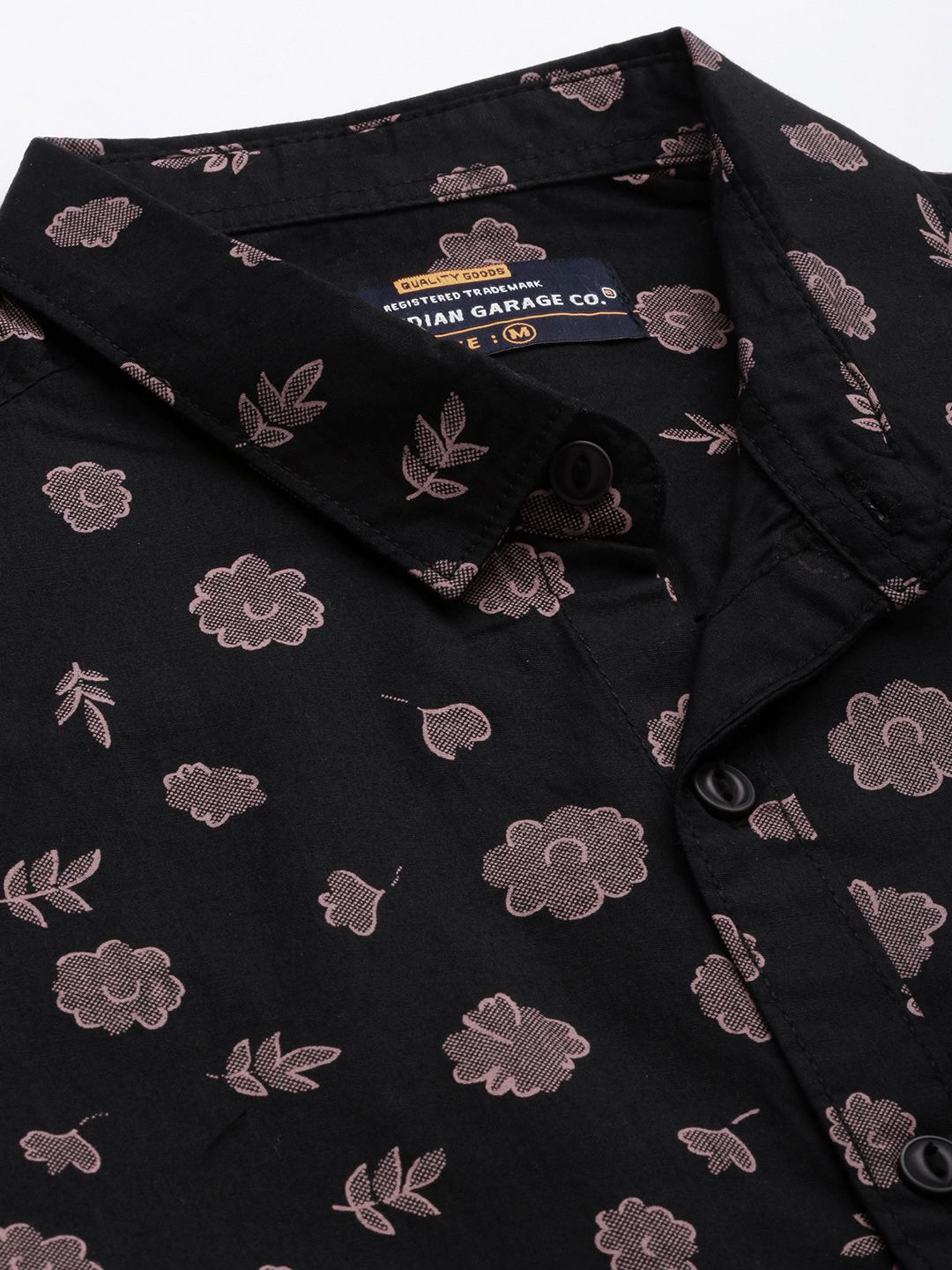 The Indian Garage Co Pure Cotton Regular Fit Printed Casual Shirt