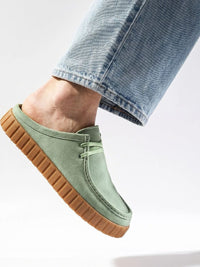 MONKSTORY Lelaki Suede Mules