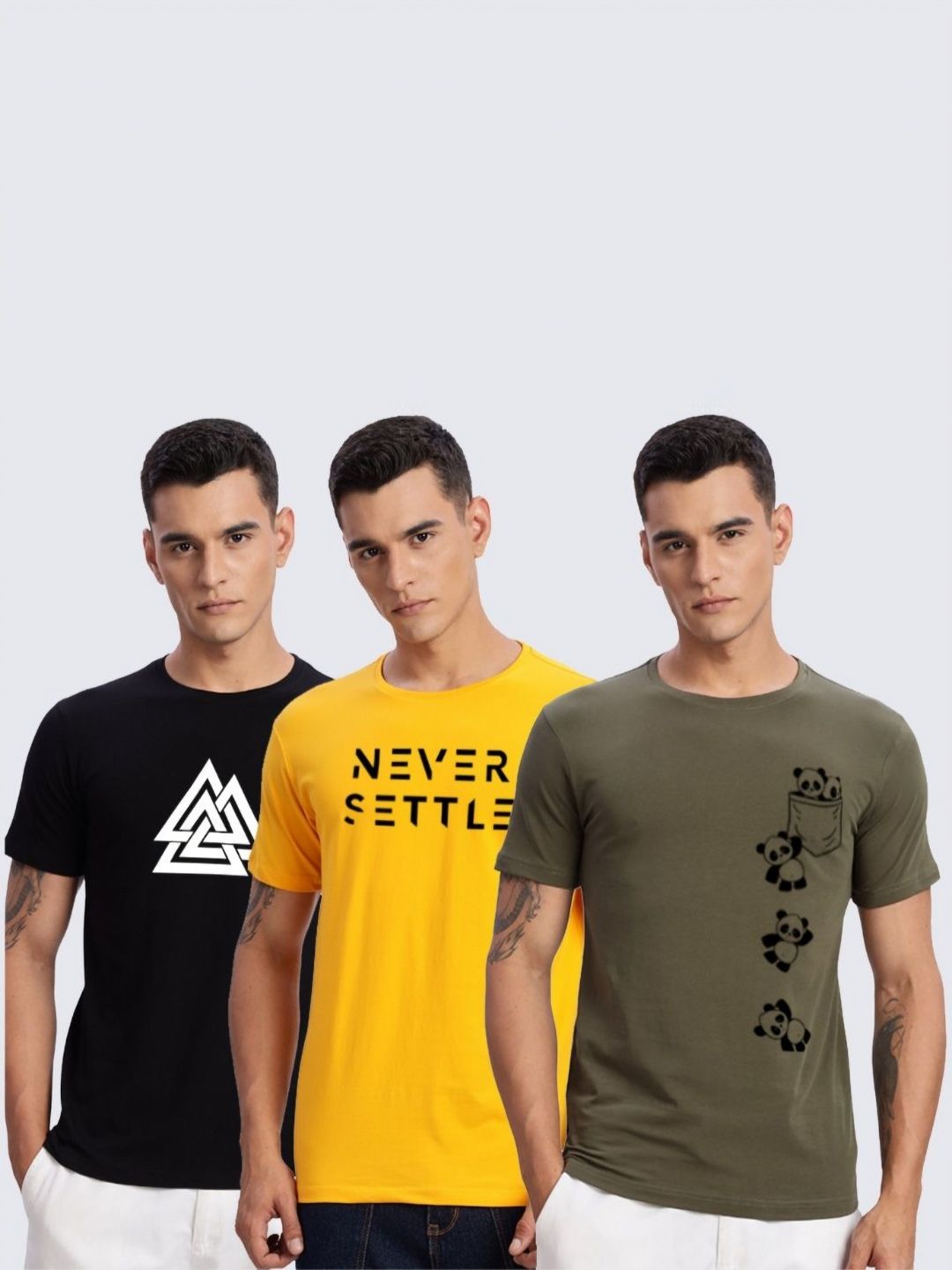 ADRO Men Printed T-shirt