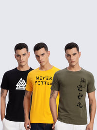 ADRO Men Printed T-shirt
