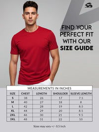 ADRO Short Sleeves Cotton Regular Fit T-shirt
