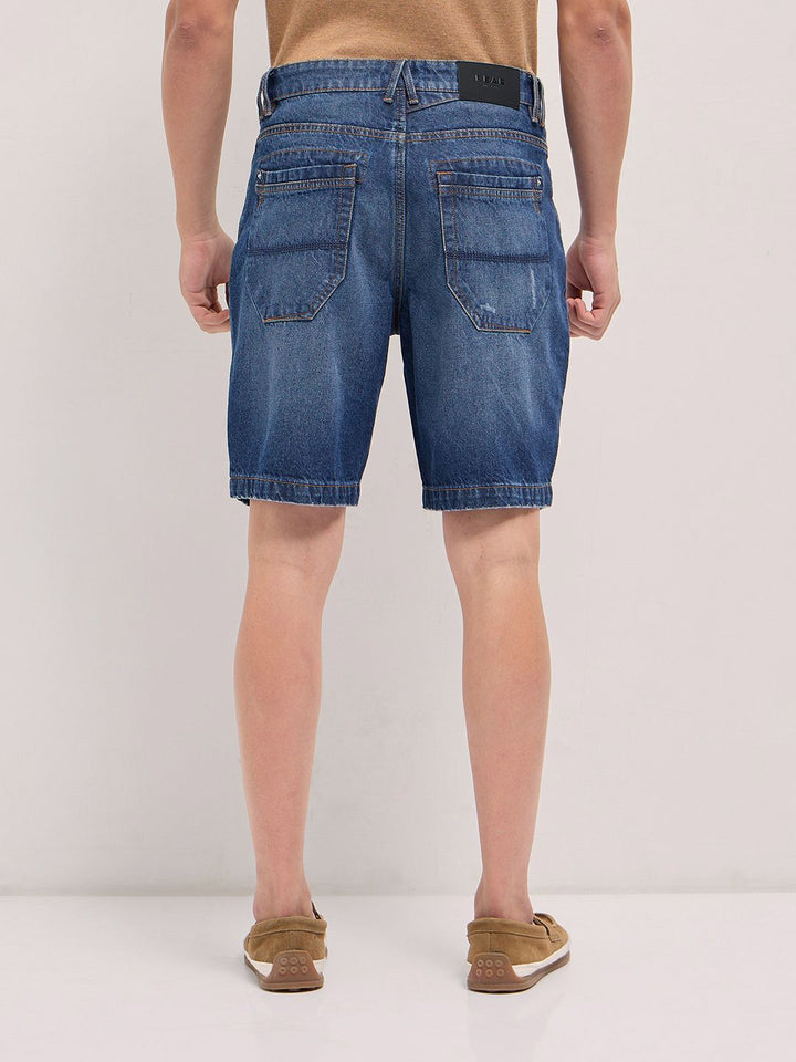 THE BEAR HOUSE Men's Pure Cotton Denim Shorts