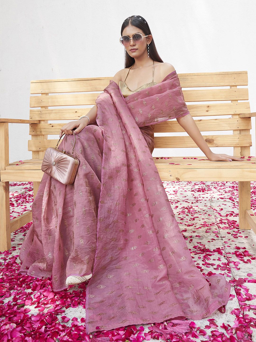 Tikhi Imli Woven Design Saree