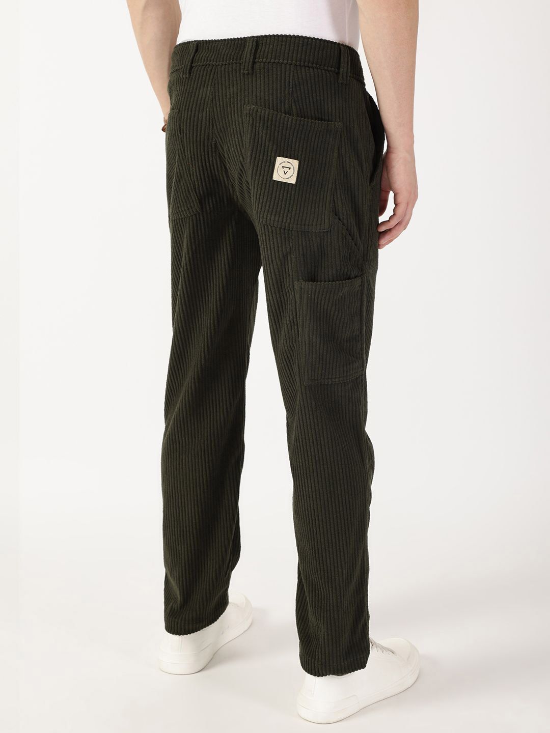 Thomas Scott Men Corduroy Cargo Trousers