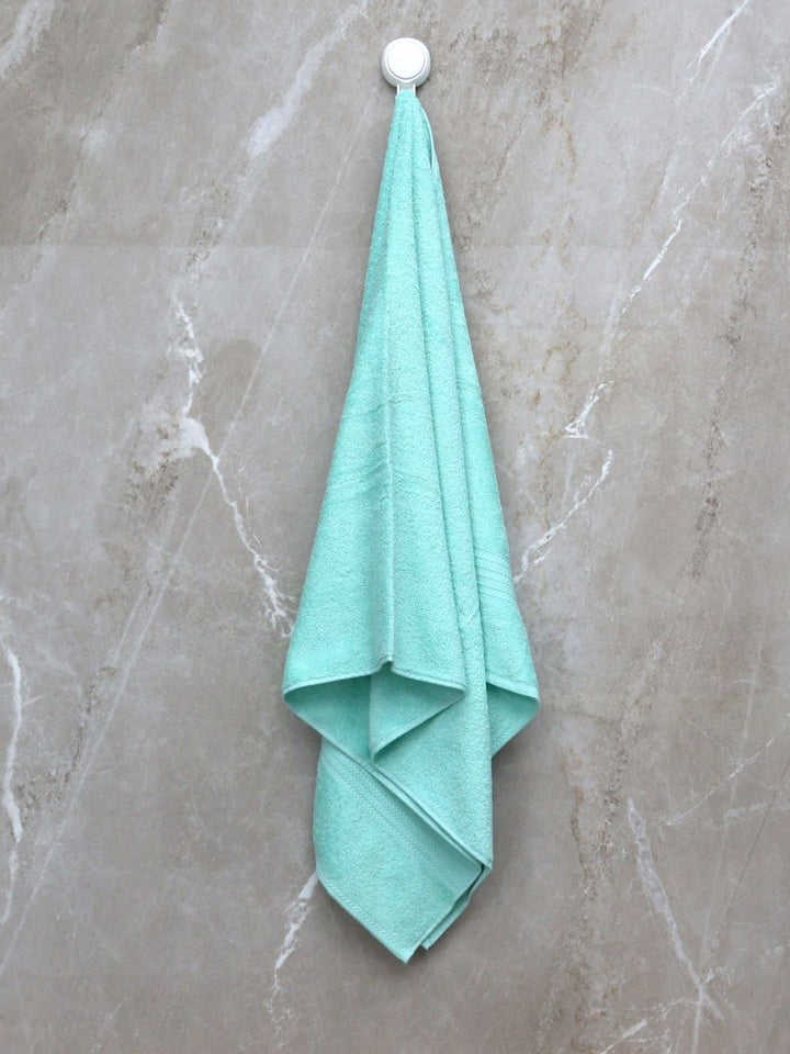 BOMBAY DYEING Green 4 Piece Pure Cotton 450 GSM Towel Set