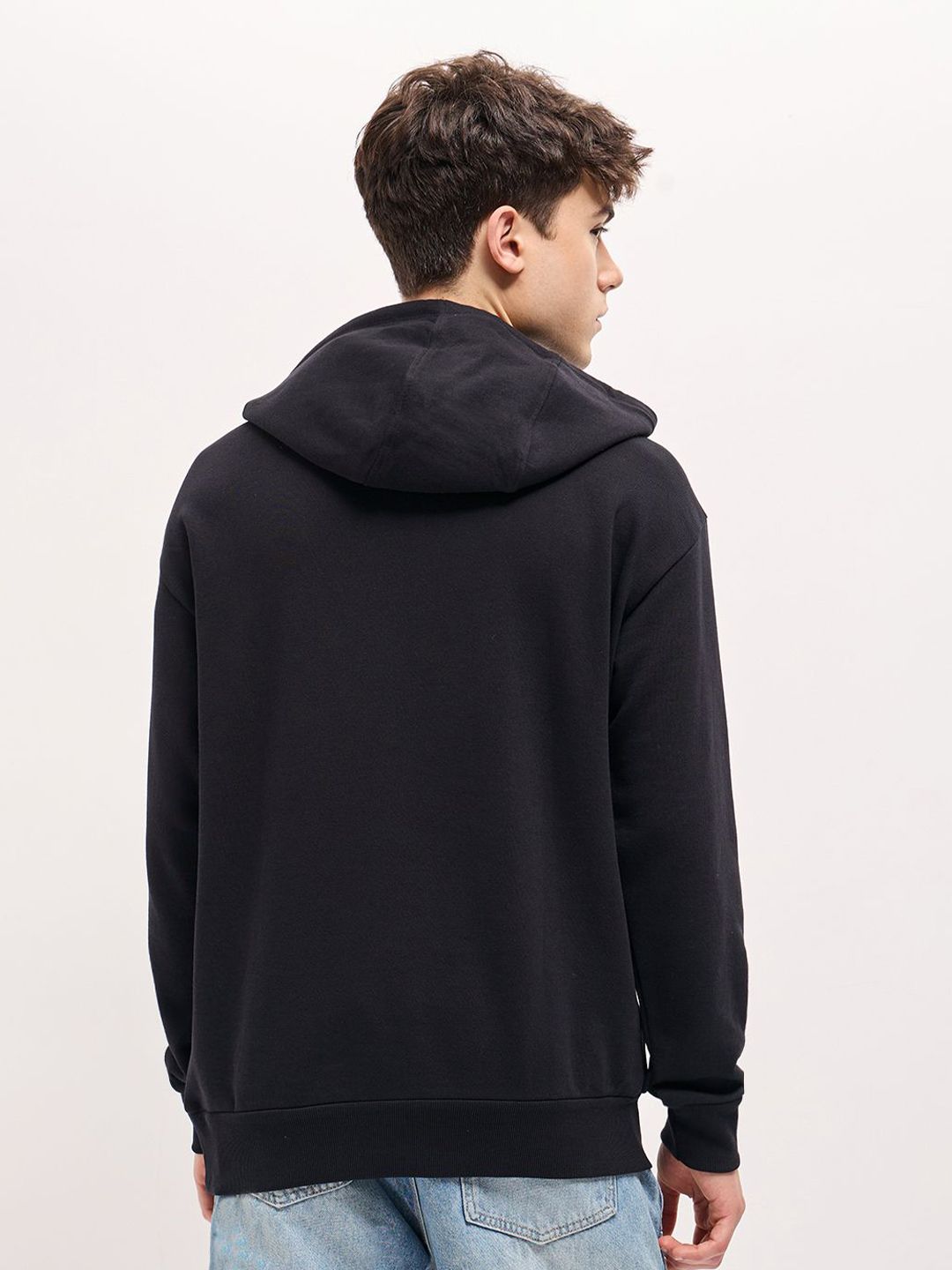 The Bear House Men Typography Printed Cotton Sweatshirt