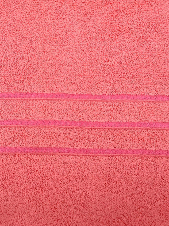 BOMBAY DYEING Peach-Coloured 4 Piece Cotton 400 GSM Towel Set
