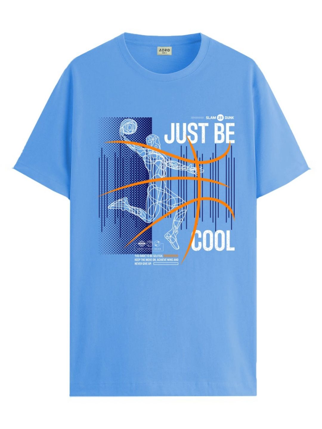 ADRO Men Graphic Printed Cotton T-shirt