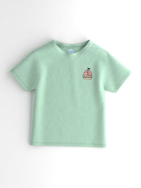Nauti Nati Boys Pack of 2 Graphic Printed Cotton Antimicrobial T-shirts