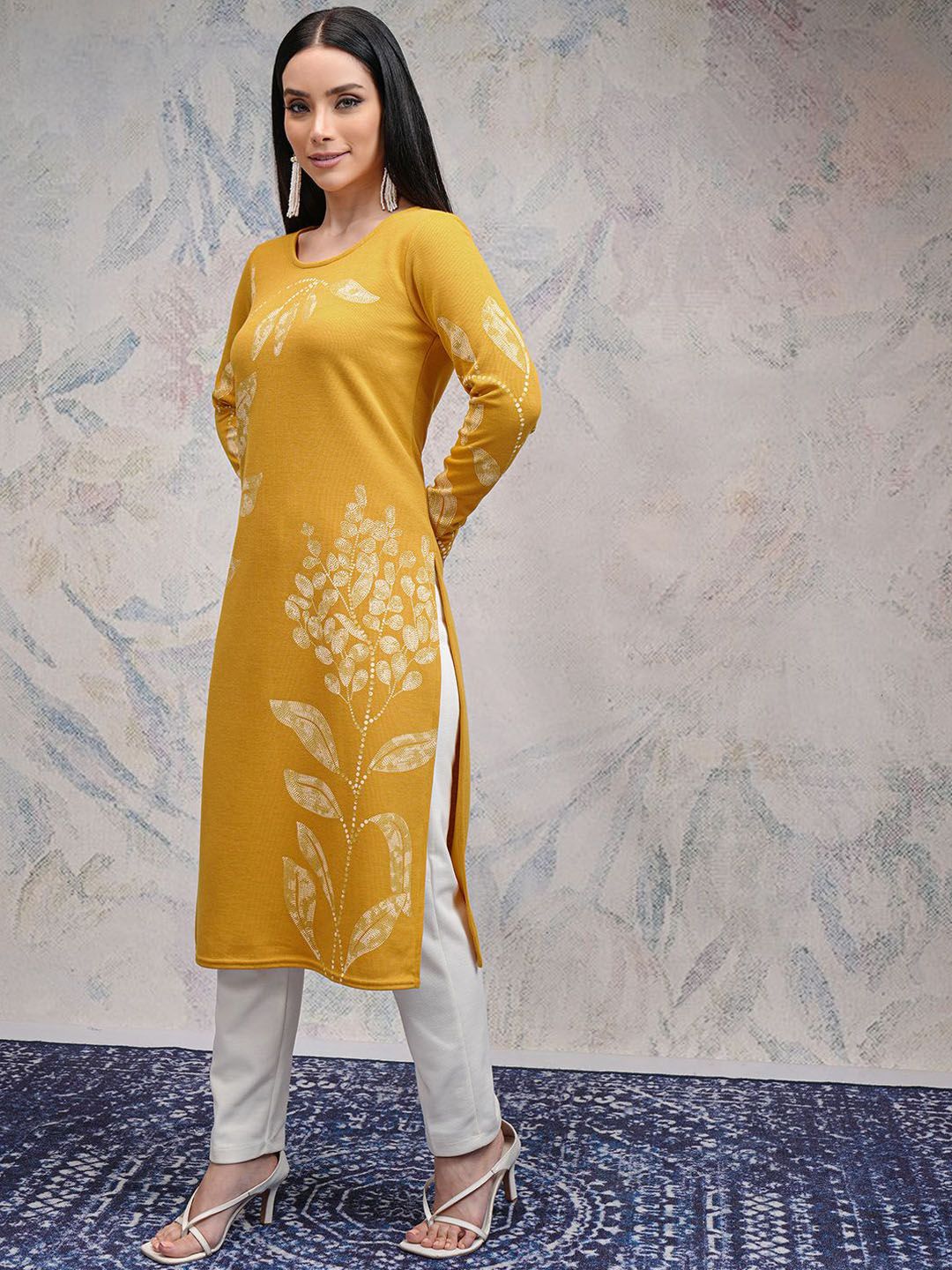 Vishudh Women Ethnic Motifs Printed Floral Kurta