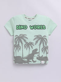 Happy Faces Boys Graphic Print Pure Cotton T-shirt