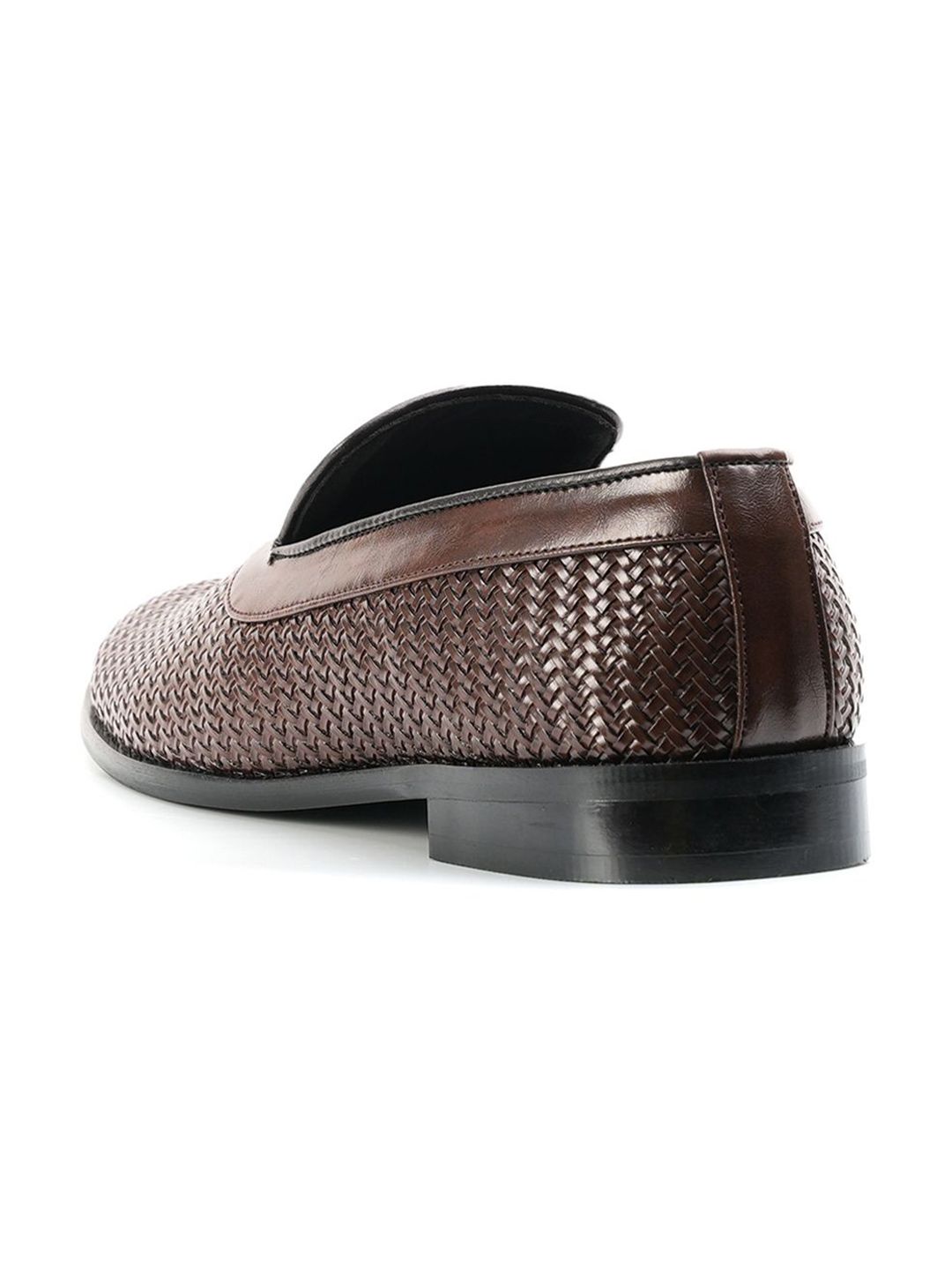 MONKSTORY Men Leather Formal Slip-On Loafers