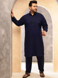 SOJANYA PLUS Shirt Collar Pathani Kurta With Pyjama