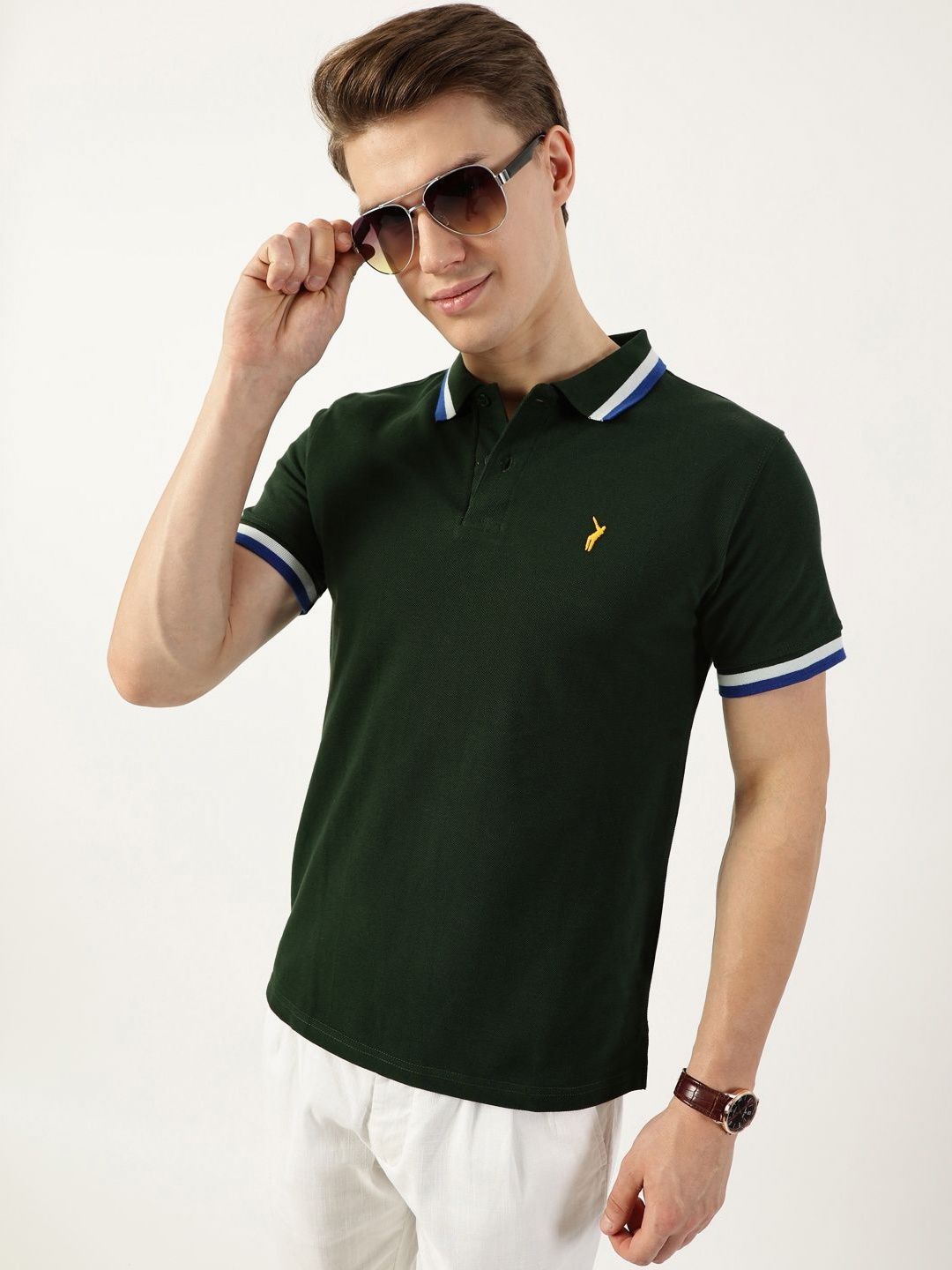 Thomas Scott Men Polo Collar T-shirt