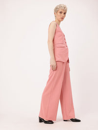 DressBerry Sweet Glamour V-Neck Top & Pleated Trousers Co-Ords