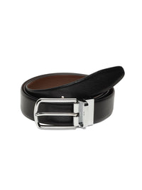 Teakwood Leathers Men Textured Leather Reversible Belt