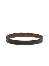 Teakwood Leathers Men Textured Leather Reversible Formal Belt