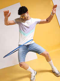The Indian Garage Co Men Colourblocked T-shirt