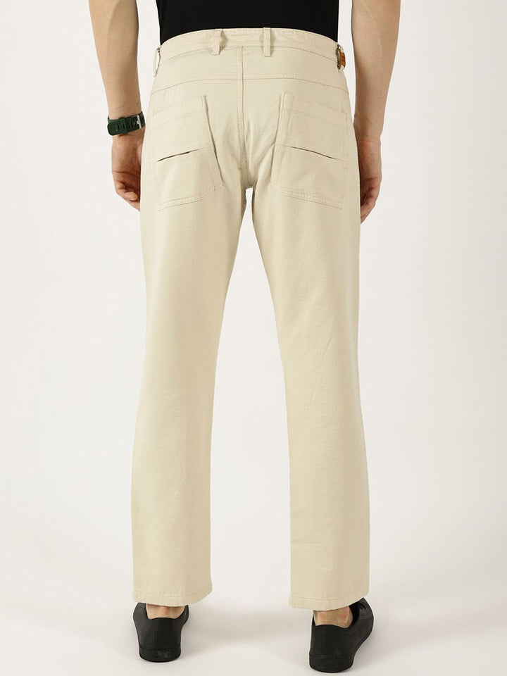 Thomas Scott Men Smart Easy Wash Cargos Trousers